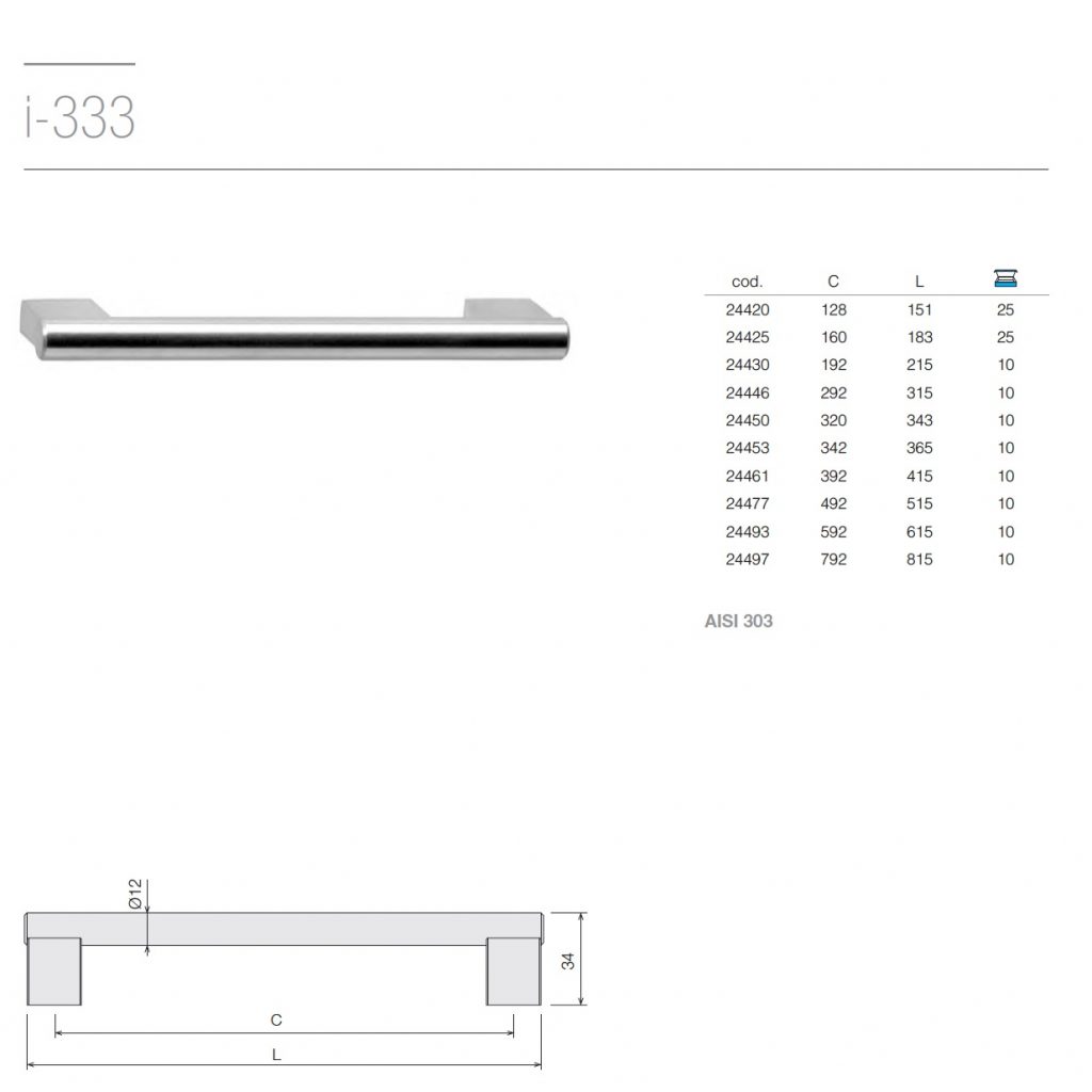 Tirador 192mm Flat Black - Image 2