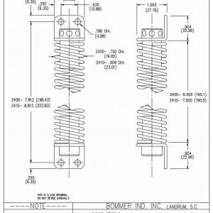 Auxiliary Spring 8-5/16" - Image 2