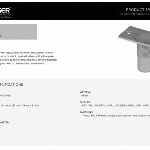 Dust Proof Strike - Image 3
