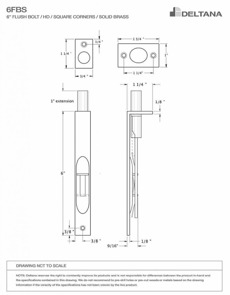 Picaporte Emb 6" - Image 2