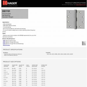Bisagra 3.5x3.5-US3 - Image 3