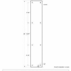 Push Plate 3.5x20 - Image 2