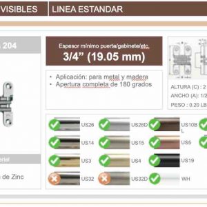 Bisagras Emb 204 - Image 2