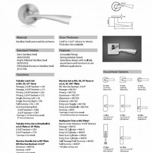 Cerr Mortise PD Placa - Image 3