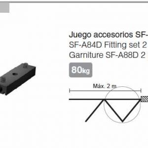 Jgo Acc Plegable 80Kg