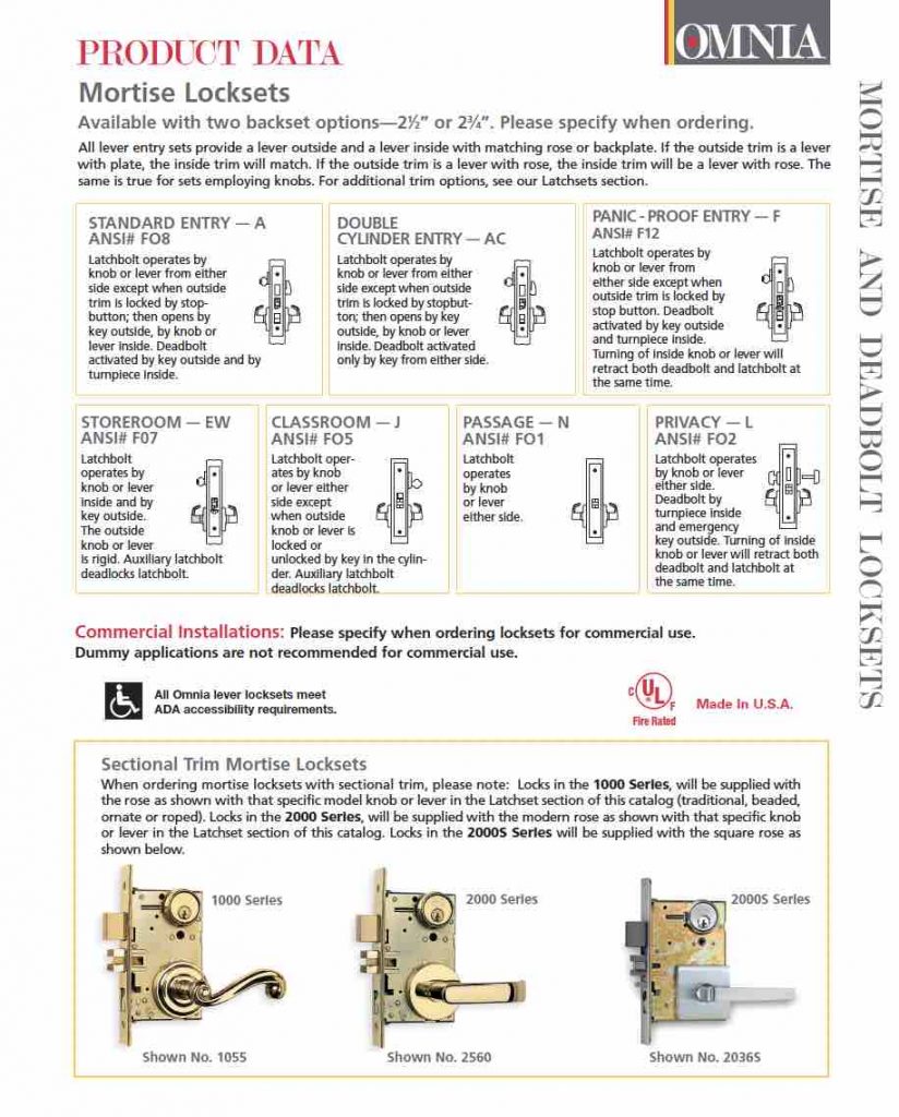 Cerr Mortise Entry Placa - Image 3