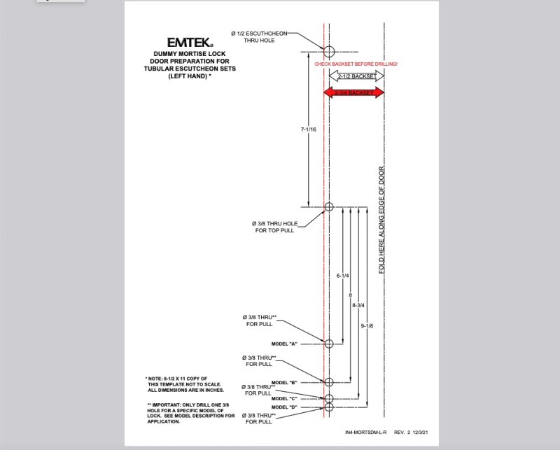 Cerr Princ Mortise PD - Image 2