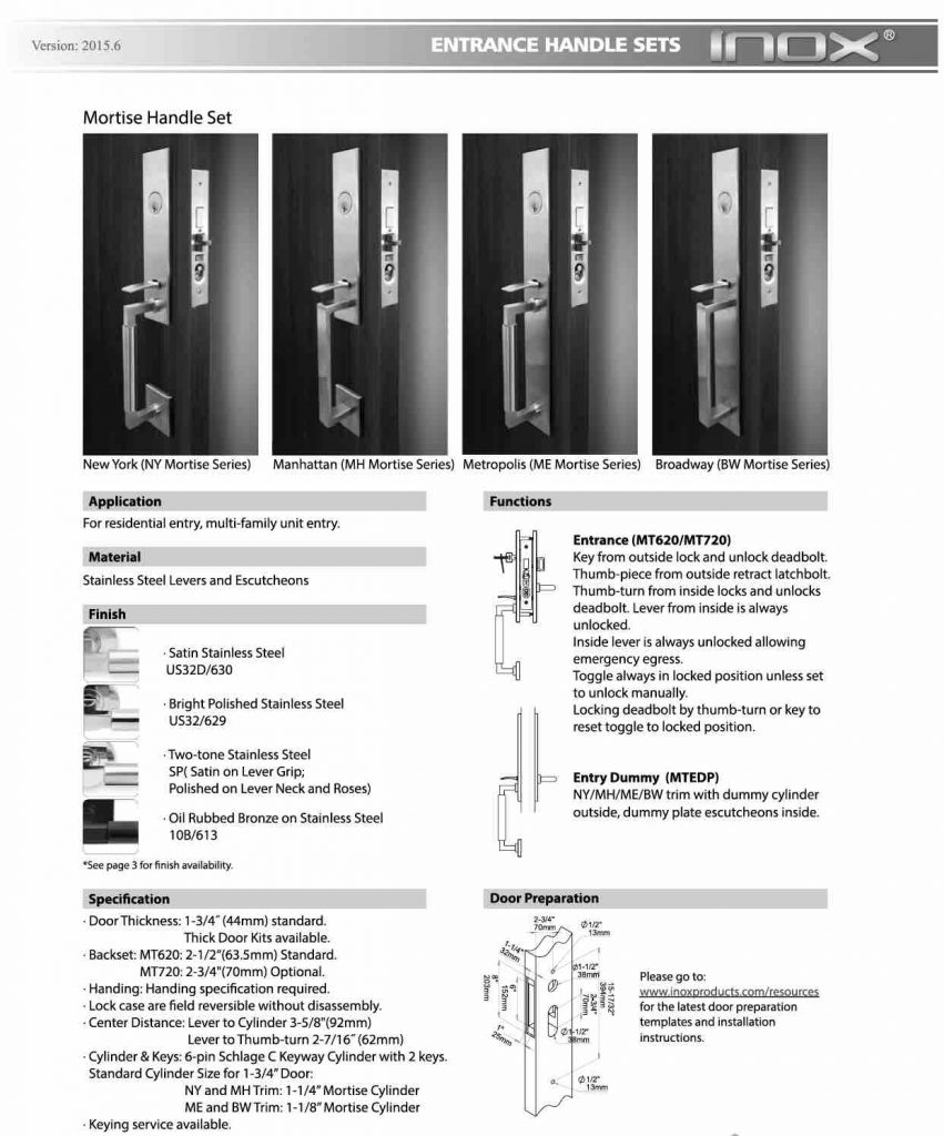 Cerr Princ Mortise PD - Image 2