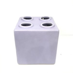 Escultura de Bloque morado