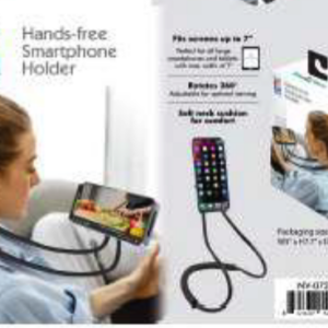 Hands free neck cellphone holder- black - Image 3