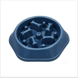 Slow Feeding Bowl Bone (Red, Purple, Teal) - Image 2
